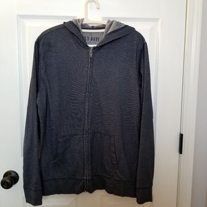 Old Navy Denim Blue light fabric hooded jersey, Lg